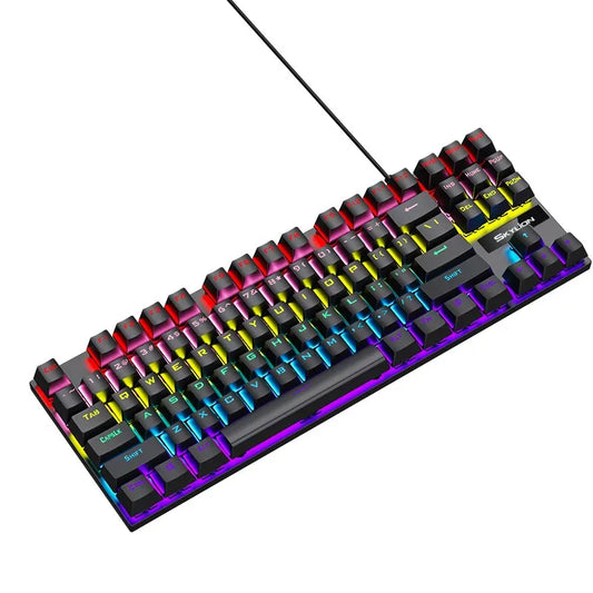 Teclado mecánico con cable SKYLION K87,